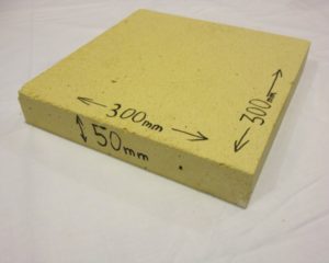 300x300x50mm Fire Brick Tile