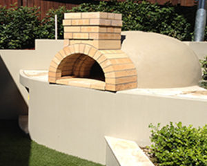 Castable Oven With Brick Face